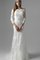 Spitze Halle Juwel Ausschnitt Ärmellos Modern Brautkleid - Bild 1