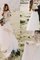 Prinzessin Funkelnd A-Line Langärmeliges Brautkleid aus Tüll mit Applike - Bild 1