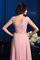 Ärmelloses Reißverschluss Prinzessin Empire Taille V-Ausschnitt Brautmutterkleid - Bild 5