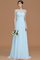 Reißverschluss Prinzessin Sweep train A-Linie Perlenbesetztes Brautjungfernkleid - Bild 24