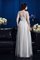 A-Line Prinzessin Anständiges Brautmutterkleid mit Reißverschluss mit Applike - Bild 2