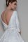Ärmelloses Taft Stilvolles Brautkleid aus Spitze mit Juwel Ausschnitt - Bild 2