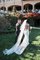 Natürliche Taile Enges Ärmelloses Brautkleid aus Tüll mit V-Ausschnitt - Bild 2