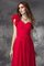 Ein Schulterfreies Chiffon Ärmelloses A Linie Anständiges Ballkleid - Bild 8