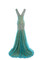A-Line Ärmellos Gericht Schleppe Romantisches Schlichtes Formelles Abendkleid - Bild 5