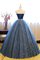 Fantastisch Herz-Ausschnitt Duchesse-Linie Ärmelloses Bodenlanges Abendkleid mit Perlen - Bild 2