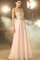 Ärmelloses A Linie Schaufel-Ausschnitt Abendkleid aus Chiffon mit Kristall - Bild 4