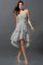 A-Linie Prinzessin Chiffon Reißverschluss Brautjungfernkleid mit Herz-Ausschnitt - Bild 27