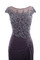 Etui Halle Chiffon Ausgefallenes Luxus Brautmutterkleid mit Durchsichtiger Rücken - Bild 2