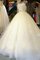 Organza Duchesse-Linie Kurzes Bodenlanges Brautkleid mit Reißverschluss - Bild 1