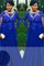 Chiffon XXL Prinzessin Sweep train Ballkleid mit Applikation - Bild 1
