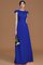 Reißverschluss Chiffon A-Line Normale Taille Brautjungfernkleid mit Bordüre - Bild 31