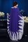 Prinzessin Schaufel-Ausschnitt Bodenlanges Anständiges Brautmutterkleid mit Applike - Bild 2