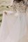 Prinzessin Funkelnd A-Line Langärmeliges Brautkleid aus Tüll mit Applike - Bild 4
