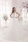 Tüll Natürliche Taile Anständiges Brautkleid mit Bordüre mit Applike - Bild 2