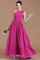 Normale Taille Prinzessin A-Linie Gerüschtes Chiffon Brautjungfernkleid - Bild 15