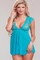 Modisch V-Ausschnitt Elegant Fantastisch Spitze Atemberaubend Babydoll - Bild 9