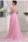 Prinzessin A-Line Reißverschluss Chiffon Sittsames Abendkleid - Bild 2