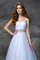 Prinzessin A-Linie Sweep train Empire Taille Brautkleid mit Perlen - Bild 6