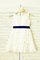 A-Line Normale Taille Chiffon Prinzessin Blumenmädchenkleid mit Schichtungen - Bild 3