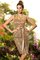 Schaufel-Ausschnitt Satin Normale Taille Ärmelloses Brautjungfernkleid mit Bordüre - Bild 12