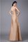 Etui Trägerloser Ausschnitt Taft Ballkleid mit Plissierungen ohne Ärmeln - Bild 2