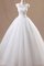 Ärmelloses Beliebt Duchesse-Linie Bodenlanges Brautkleid aus Tüll mit Rüschen - Bild 1