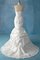 Meerjungfrau Kirche Bodenlanges Brautkleid mit Rücken Schnürung ohne Taille - Bild 2
