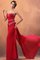 Etui Herz-Ausschnitt Paillettenbesetztes Chiffon Abendkleid - Bild 2