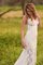 Strand V-Ausschnitt Elegantes Brautkleid mit Tiefem V-Ausschnitt ohne Ärmeln - Bild 1