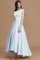 Ärmelloses Normale Taille A-Line Reißverschluss Brautjungfernkleid mit Rüschen - Bild 24