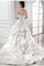 Empire Taille Ärmelloses Satin Brautkleid mit Rücken Schnürung mit Applike - Bild 2
