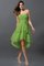 A-Linie Prinzessin Chiffon Reißverschluss Brautjungfernkleid mit Herz-Ausschnitt - Bild 14