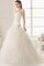 Meerjungfrau Tiefe Taile Sweep Train Luxus Brautkleid mit Rücken Schnürung - Bild 1