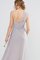 A-Line Chiffon Gerüschtes Knöchellanges Brautjungfernkleid mit Drapierung - Bild 2
