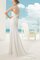 Tüll Sweep Zug Juwel Ausschnitt Romantisches Brautkleid ohne Taille - Bild 2