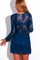 V-Ausschnitt Minikleid Polyester Elasthan Schick Club Kleider - Bild 2