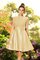 Prinzessin A-Linie Reißverschluss Knielanges Brautjungfernkleid ohne Ärmeln - Bild 6