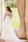A-Line Perlenbesetztes Elegantes Brautkleid mit Gericht Schleppe mit Applikation - Bild 2