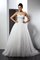 A-Line Herz-Ausschnitt Empire Taille Ärmelloses Brautkleid mit Applike - Bild 1