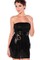 Damen Minikleid Trägerlos Sexy Polyester Club Kleider - Bild 1