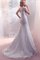 Meerjungfrau Ärmelloses Anständiges Brautkleid mit Bordüre mit Natürlicher Taille - Bild 2