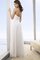 Trägerlos Beach Stil Taft Informelles Brautkleid mit Plissierungen - Bild 2