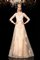 A-Line Prinzessin Langärmeliges Bodenlanges Brautkleid mit Applikation - Bild 1