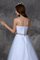 Prinzessin A-Linie Sweep train Empire Taille Brautkleid mit Perlen - Bild 7