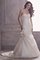 Watteau Schleppe Keine Taille Kirche Exklusive Brautkleid mit Bordüre - Bild 1