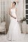 Ein Schulter Empire Taille Meerjungfrau Stil Anständiges Brautkleid mit Applikation - Bild 1