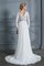 A linie Träumer Natürliche Taile Prinzessin V-Ausschnitt Brautkleid mit Bordüre - Bild 2