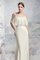 Meerjungfrau Stil Strand Drapiertes Chiffon Brautkleid mit Schichtungen - Bild 2