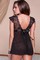 Modisch V-Ausschnitt Elegant Fantastisch Spitze Atemberaubend Babydoll - Bild 4